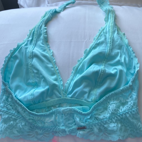 Victorias Secret XS Lace Bralette Baby Blue - Picture 2 of 8